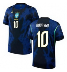 Youth 10Rodrygo Brazil National Team Raphinha 2026 Home Jersey 2