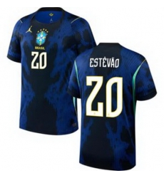 Youth 20 Brazil National Team Estevao Willian 2026 Home Jersey 2 Youth 20 Brazil National Team Estevao Willian 2026 Home Jersey 2