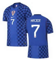 Youth 7 Croatia Lovro Majer Away Replica World Cup   2