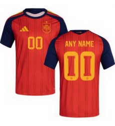 Youth 00 Spain Custom World Cup 2026 Away Replica Jersey 6 Youth 00 Spain Custom World Cup 2026 Away Replica Jersey 6
