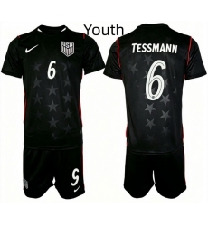 USA FIFA World Cup 2026 Navy Blue Soccer Jersey Tanner Tessmann #6 USA FIFA World Cup 2026 Navy Blue Soccer Jersey Tanner Tessmann #6