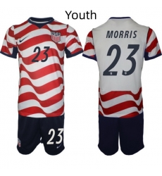 USA FIFA World Cup 2026 Soccer Red Home Jersey Aidan Morris #23 USA FIFA World Cup 2026 Soccer Red Home Jersey Aidan Morris #23