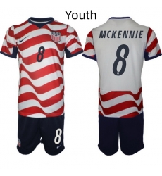 USA FIFA World Cup 2026 Soccer Red Home Jersey Weston McKennie #8 USA FIFA World Cup 2026 Soccer Red Home Jersey Weston McKennie #8