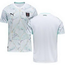 Men 0 Austria Blank World Cup Away Replica Jersey  2