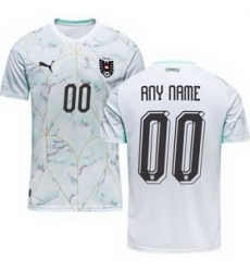 Men 00 Austria Custom World Cup Away Replica Jersey 2 Men 00 Austria Custom World Cup Away Replica Jersey 2