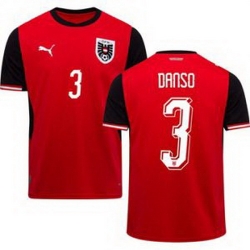 Men 3 Austria Kevin Danso World Cup Away Replica Jersey  1