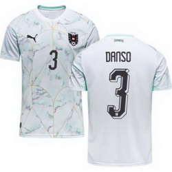 Men 3 Austria Kevin Danso World Cup Away Replica Jersey  2