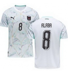 Men 8 Austria David Alaba World Cup Away Replica Jersey 2 Men 8 Austria David Alaba World Cup Away Replica Jersey 2