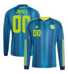 Men Colombia Custom 2026 Away Replica Turquoise Jersey 1 Men Colombia Custom 2026 Away Replica Turquoise Jersey 1