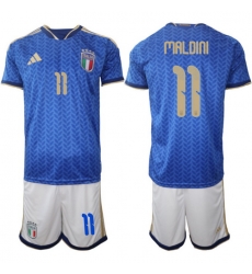 Italy 2026 FIFA World Cup Soccer Jersey Blue #11 MALDINI Italy 2026 FIFA World Cup Soccer Jersey Blue #11 MALDINI