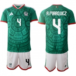 Mexicoa 2026 FIFA World Cup Soccer Jersey Green #4 R.MARQUEZ