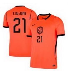 Men 21 Netherlands National Frenkie de Jong 2026 Away Stadium  1