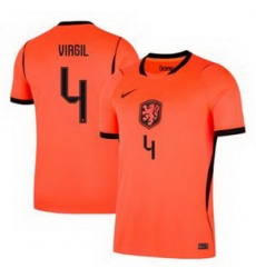 Men 4 Netherlands National Virgil van Dijk 2026 Away Stadium  1