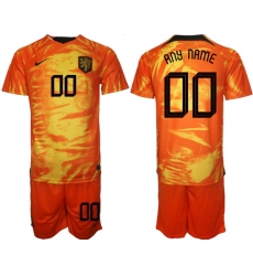 Men FIFA 2022 Netherlands Soccer Customized Jersey 065