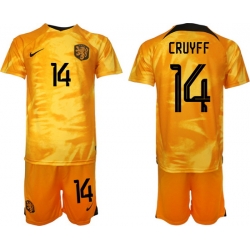 Men FIFA 2022 Netherlands Soccer Jersey 017