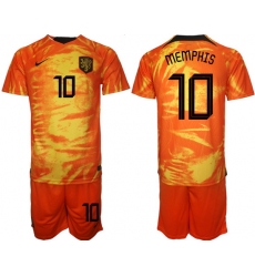 Men FIFA 2022 Netherlands Soccer Jersey 070