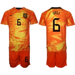 Men FIFA 2022 Netherlands Soccer Jersey 073