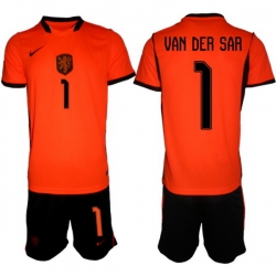 Men Netherlands 2026 Soccer Jerseys Orange #1 van der Sar