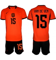 Men Netherlands 2026 Soccer Jerseys Orange #15 Micky van de Ven Men Netherlands 2026 Soccer Jerseys Orange #15 Micky van de Ven