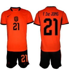 Men Netherlands 2026 Soccer Jerseys Orange #21 Frenkie de Jong Men Netherlands 2026 Soccer Jerseys Orange #21 Frenkie de Jong