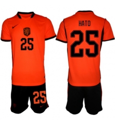 Men Netherlands 2026 Soccer Jerseys Orange #25 Jorrel Hato
