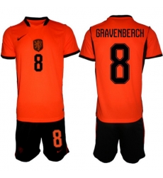 Men Netherlands 2026 Soccer Jerseys Orange #8 Ryan Gravenberch Men Netherlands 2026 Soccer Jerseys Orange #8 Ryan Gravenberch