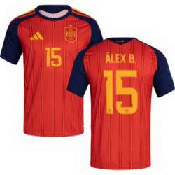Men 15 Spain Alex Baena World Cup 2026 Away Replica Jersey   1