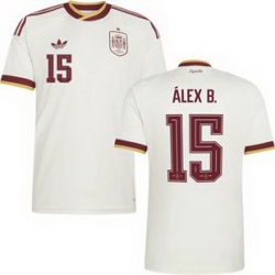 Men 15 Spain Alex Baena World Cup 2026 Away Replica Jersey   2