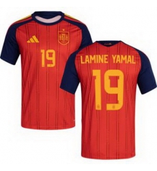 Men 19 Spain Lamine Yamal World Cup 2026 Away Replica Jersey 6 Men 19 Spain Lamine Yamal World Cup 2026 Away Replica Jersey 6