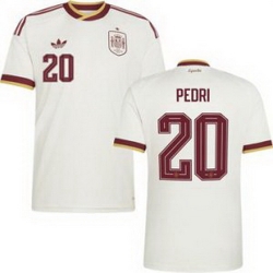 Men 20 Spain Pedri World Cup 2026 Away Replica Jersey   2