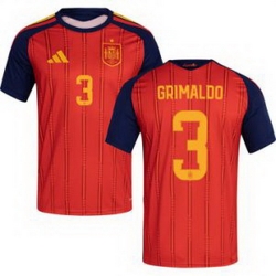 Men 3 Spain Alejandro Grimaldo World Cup 2026 Away Replica Jersey   1