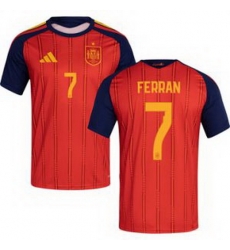 Men 7 Spain Ferran Torres World Cup 2026 Away Replica Jersey   1