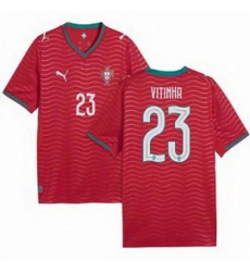 Men 23 Portugal Vitinha Home Replica Jersey 1 Men 23 Portugal Vitinha Home Replica Jersey 1