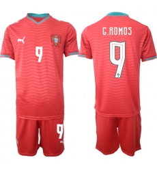 Portugal 2026 FIFA World Cup Soccer Jersey Red #9 G.ROMOS Portugal 2026 FIFA World Cup Soccer Jersey Red #9 G.ROMOS