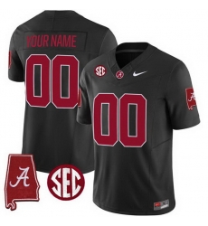Men Women Youth Alabama Crimson Tide Active Player Custom Black F U S E Alabama Map Stitched Football Jersey Men Women Youth Alabama Crimson Tide Active Player Custom Black F U S E Alabama Map Stitched Football Jersey