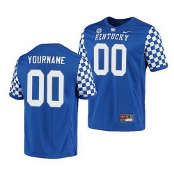 Kentucky Wildcats Custom Royal Game Men'S Jersey