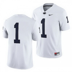 penn state nittany lions custom white college football men jersey