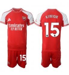 Men Arsenal 2026 Soccer Jerseys Red #15 KIWIOR