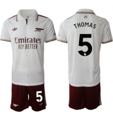 Men Arsenal 2026 Soccer Jerseys White #5 THOMAS