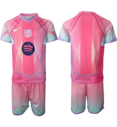 Men FC Barcelona 2026 Soccer Jerseys Pink Special Edition Men FC Barcelona 2026 Soccer Jerseys Pink Special Edition