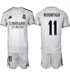Men Real Madrid 2026 Soccer Jerseys White #11 RODRYGO (2) Men Real Madrid 2026 Soccer Jerseys White #11 RODRYGO (2)
