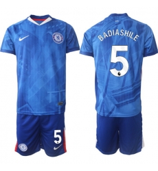 Men Chelsea 2026 Soccer Jerseys Blue #5 BADIASHILE