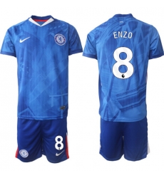 Men Chelsea 2026 Soccer Jerseys Blue #8 ENZO Men Chelsea 2026 Soccer Jerseys Blue #8 ENZO