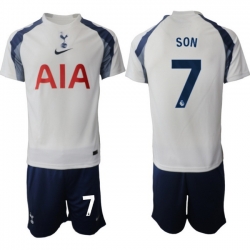 Men Tottenham Hotspur 2026 Soccer Jerseys White #7 SON