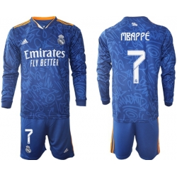 Men Real Madrid Long Sleeve Soccer Jerseys 538