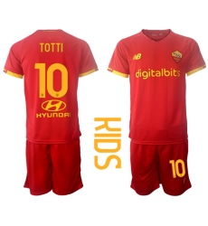 Kids Roma Soccer Jerseys 006