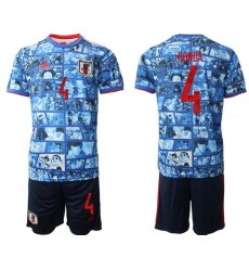 JAPAN 2022 World Cup Soccer Jersey #4 Honda