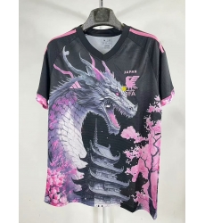 Japan Black Pink Dragon 2024 Soccer Jersey