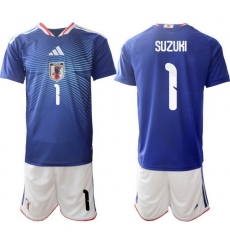 Men Japan 2026 Soccer Jerseys Blue #1 Junnosuke Suzuki Men Japan 2026 Soccer Jerseys Blue #1 Junnosuke Suzuki