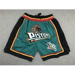 Detroit Pistons Basketball Shorts 001